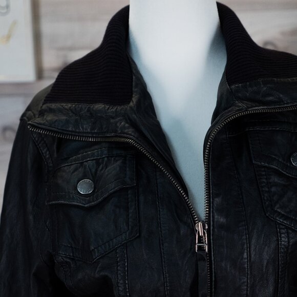 Gipsy trixi leather jacket bikers black - Picture 2 of 10